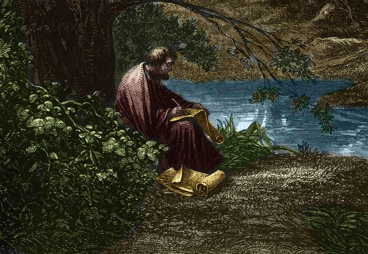 Yunan filozof Demokritos (Demokritos) by Edmond Castan
