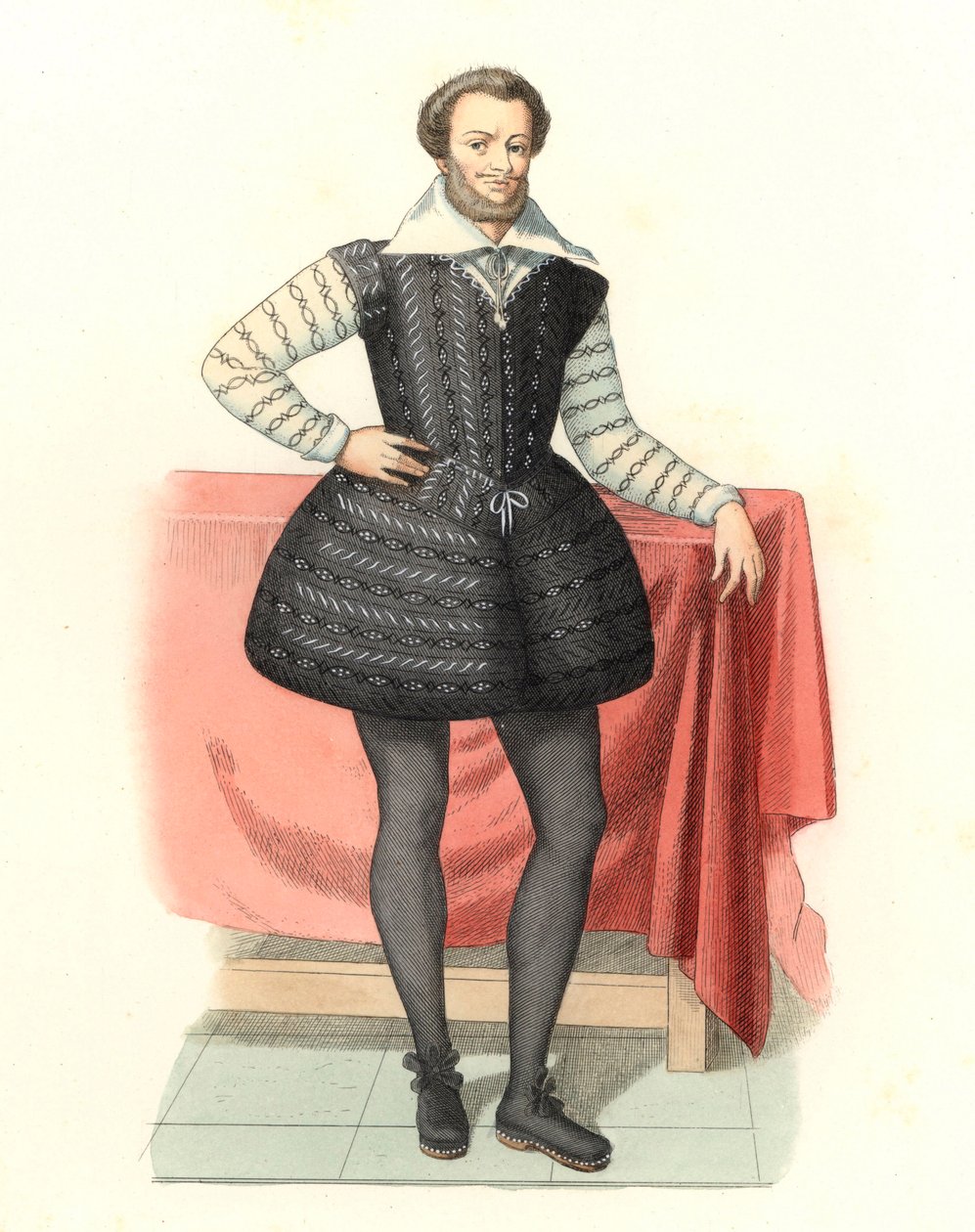Antoine de Saint Chamans, Fransız soyluları by Edmond Lechevallier Chevignard