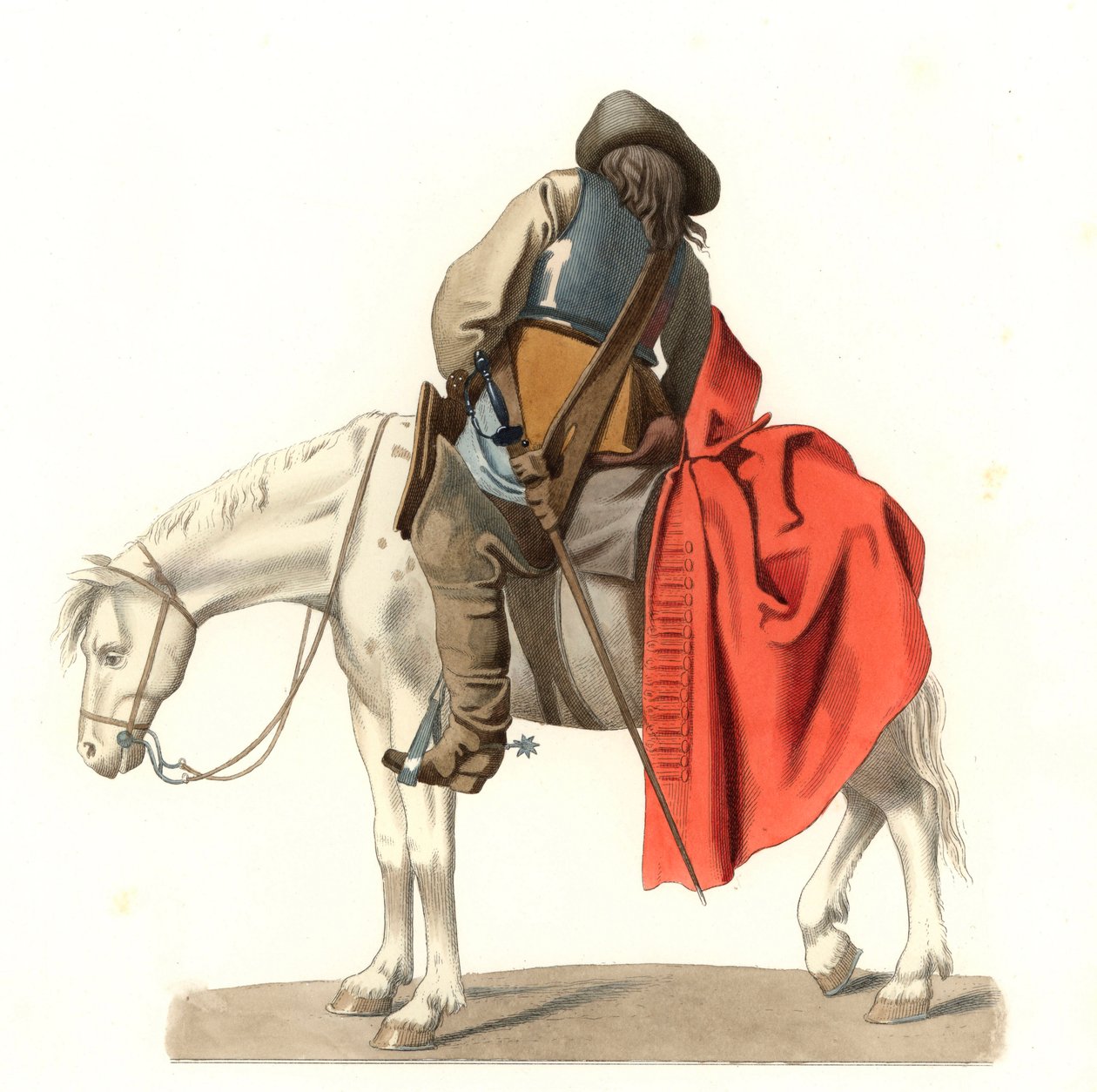 Fransız süvari by Edmond Lechevallier Chevignard