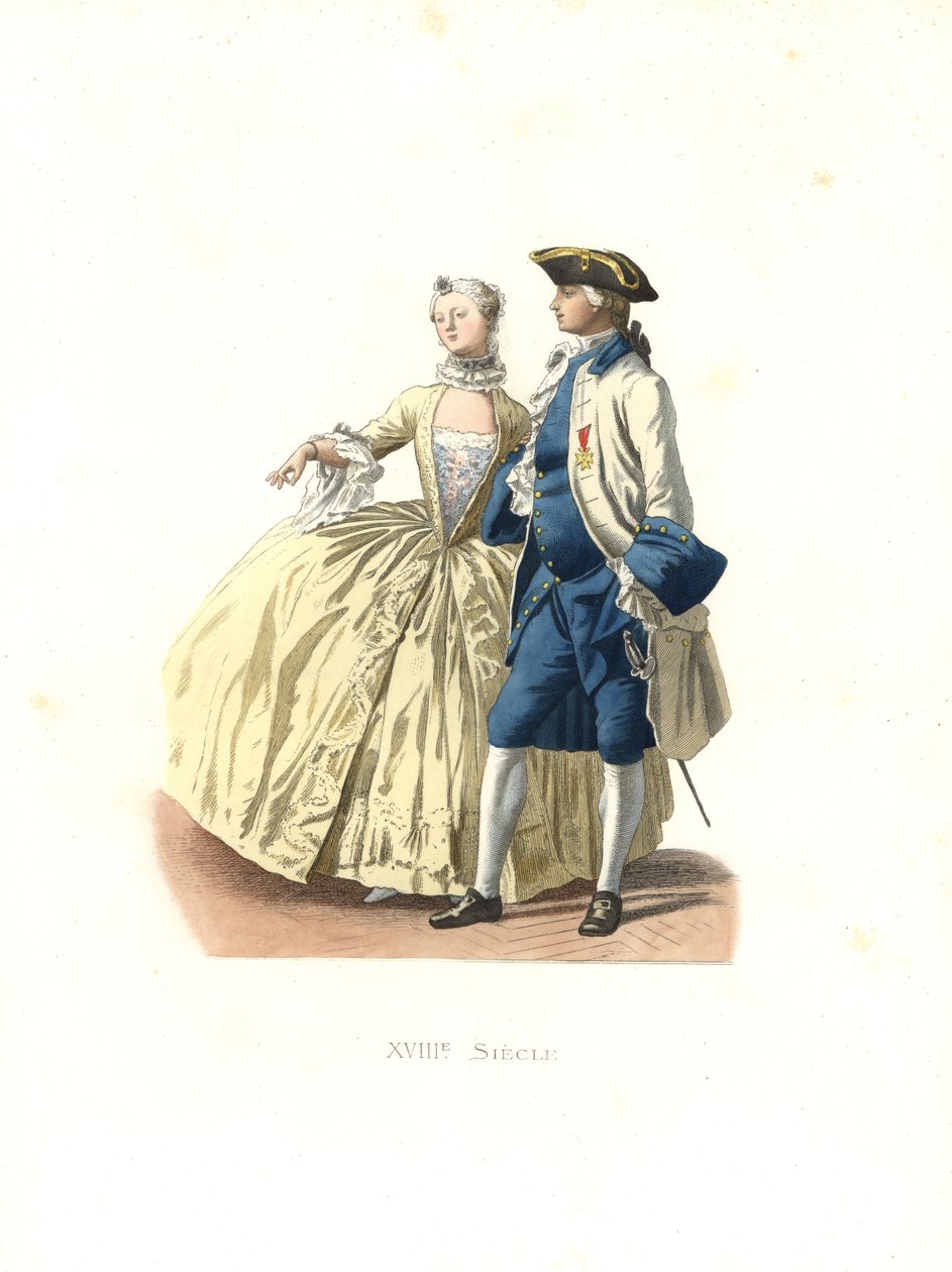 Memur ve kaliteli bayan, Fransa by Edmond Lechevallier Chevignard