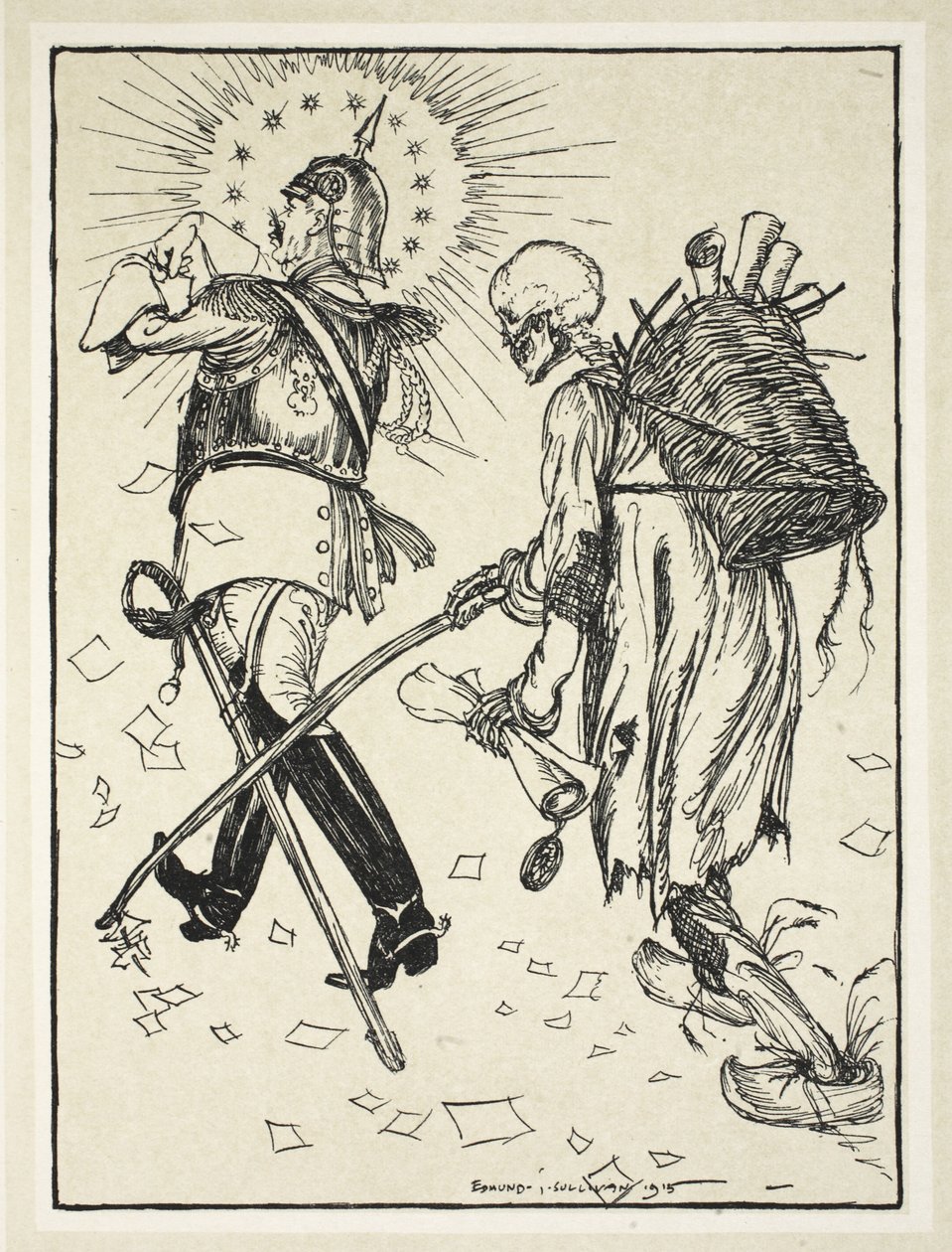 Ragpicker (Le Chiffonier), Edmund J. Sullivan tarafından The Kaiser