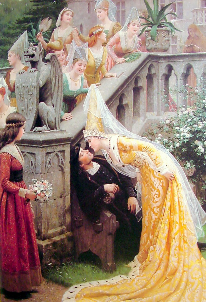 Alain Chartier by Edmund Leighton