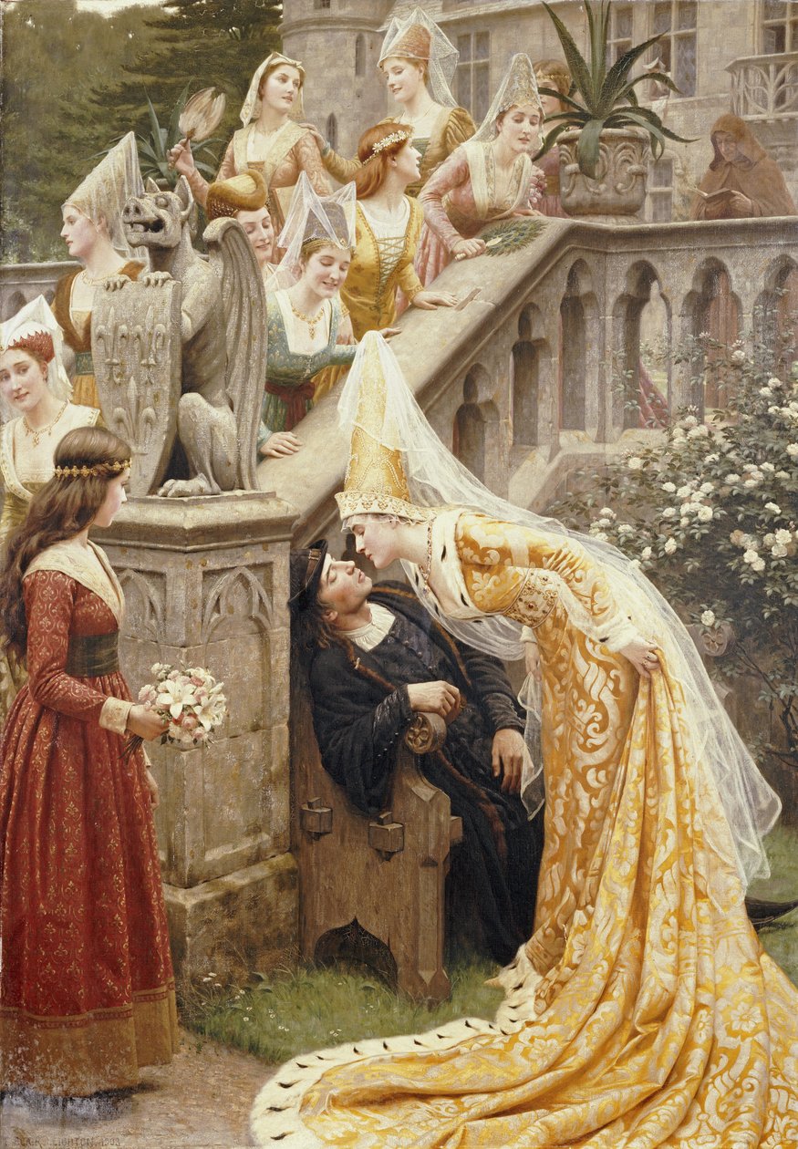 Alain Chartier, 1903 by Edmund Blair Leighton