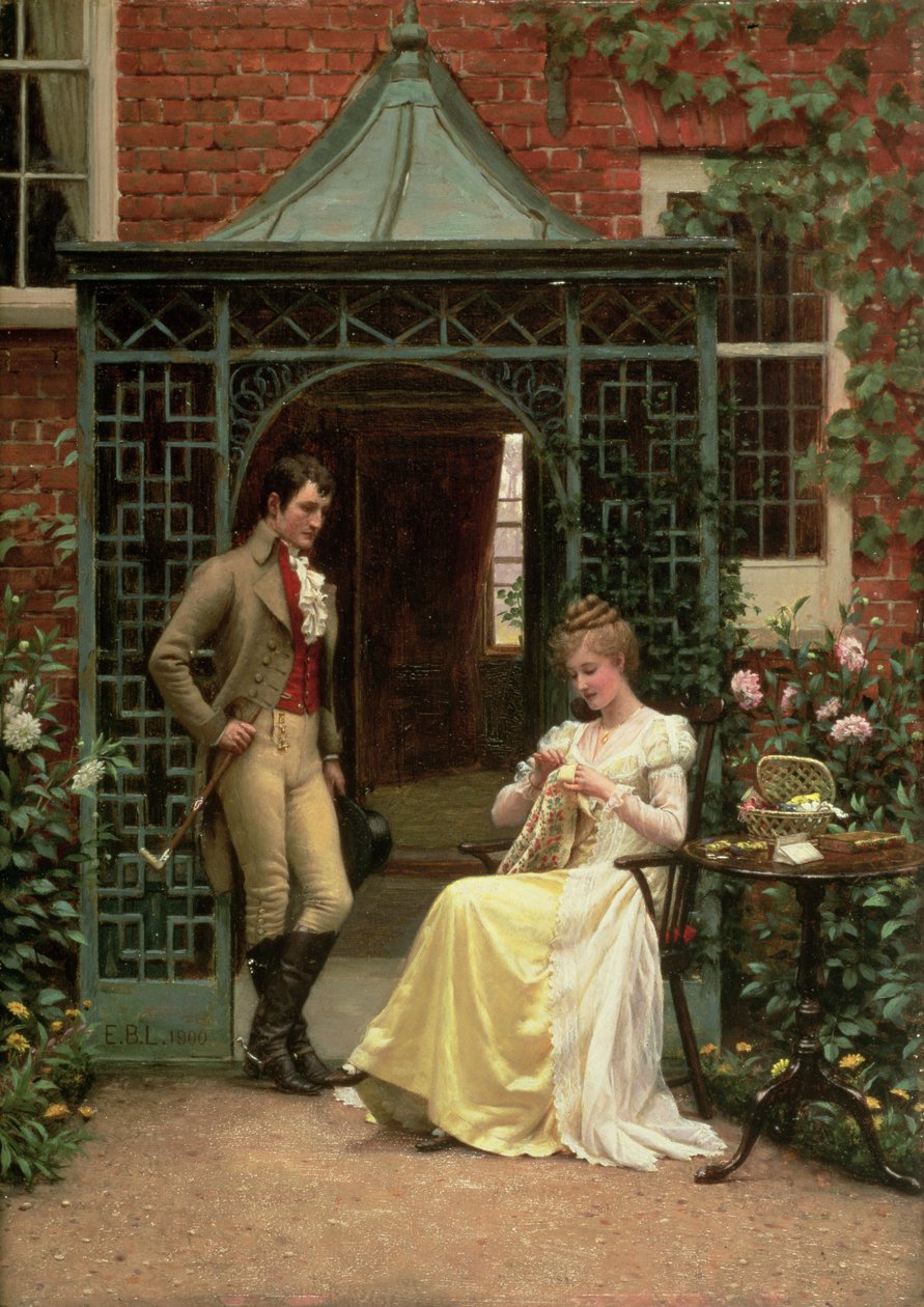 Eşikte by Edmund Blair Leighton