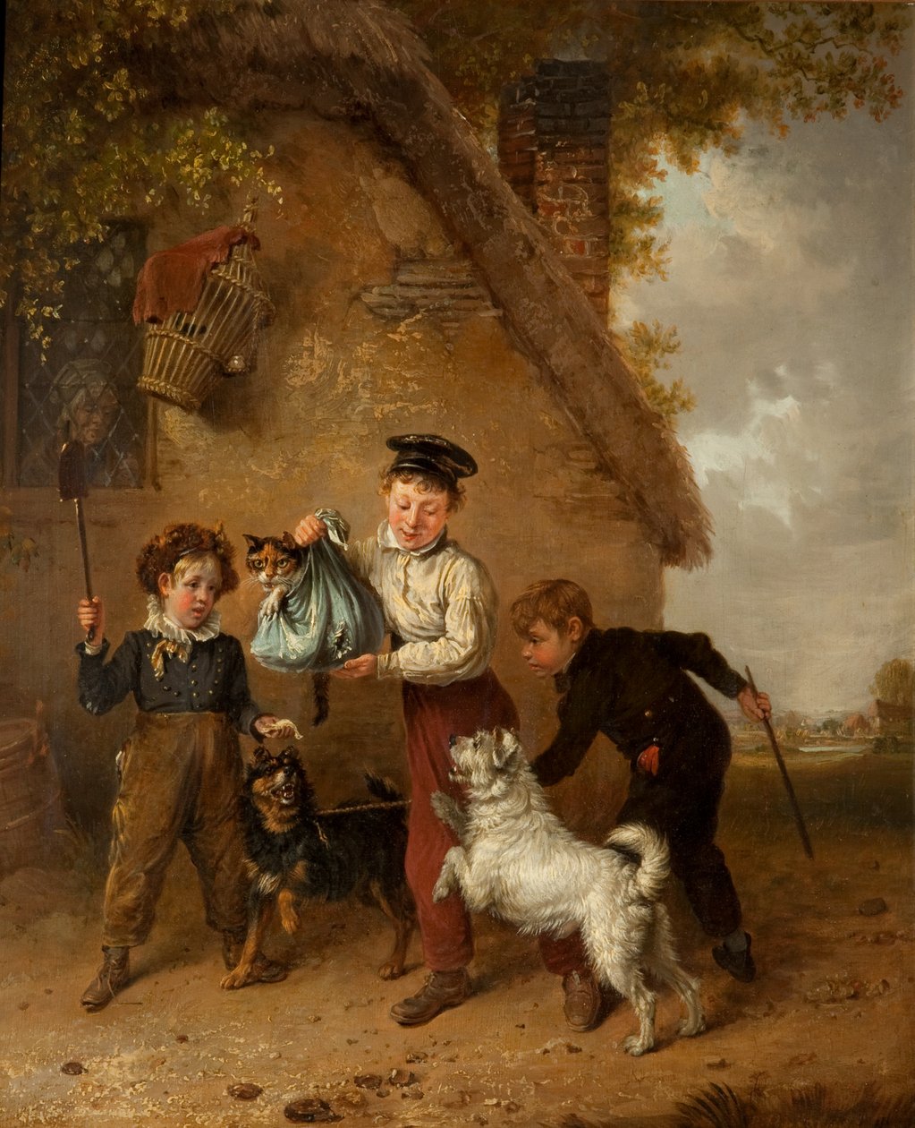 Mischief (panelde yağ) by Edmund Bristow