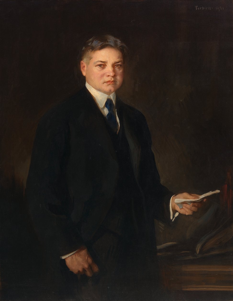Herbert Hoover, 1921. by Edmund Charles Tarbell