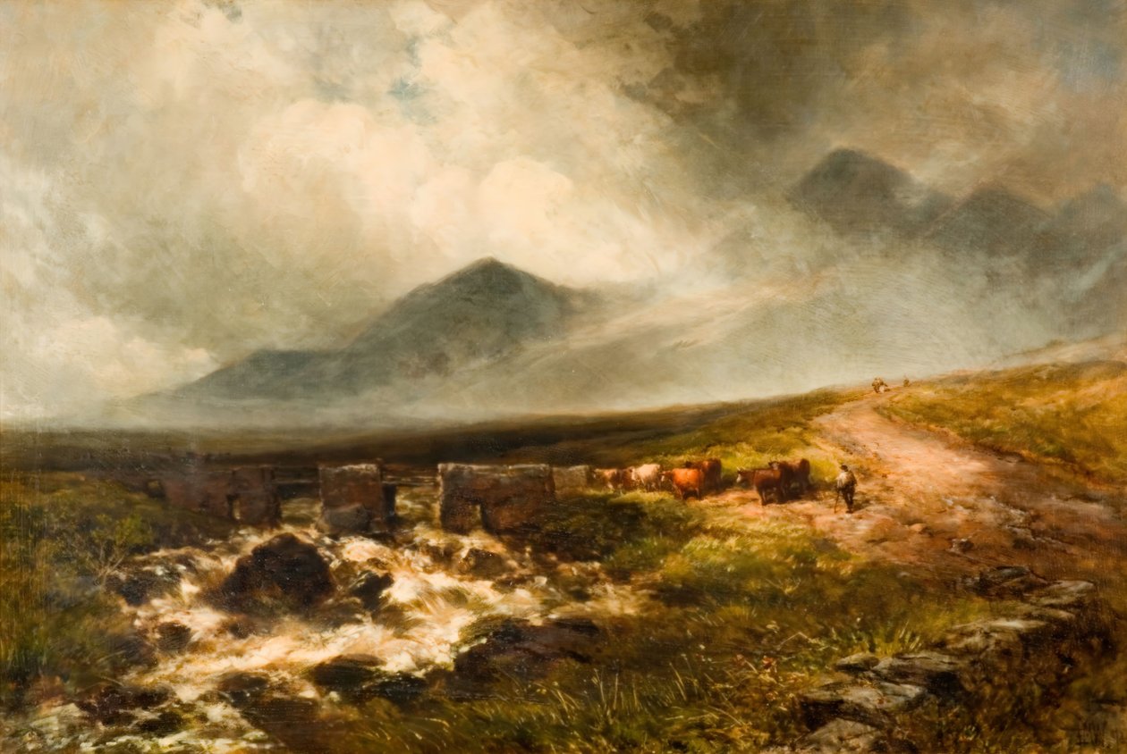 Snowdon, 1894. by Edmund Morison Wimperis