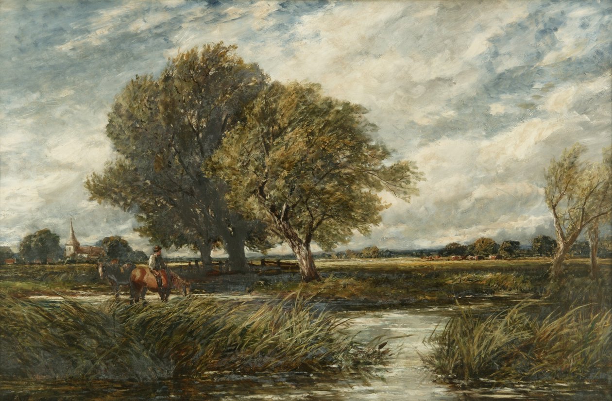 Atları Sulamak by Edmund Morison Wimperis