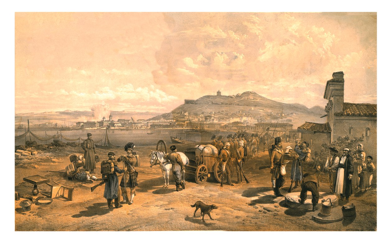 Kuzeyden Kertch, 1855. by Edmund Walker
