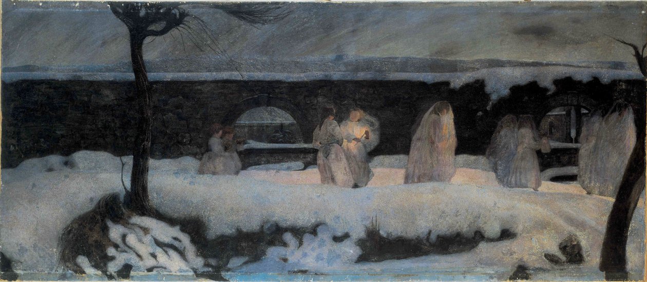 Cenaze Bianco Beyaz Cenaze, 1901. by Edoardo Berta