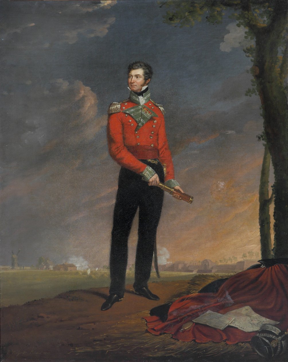 ಮೇಜರ್ ಸರ್ ನೀಲ್ ಕ್ಯಾಂಪ್ಬೆಲ್, 1819 ಟರ್ಕ್ by Edouard Pingret