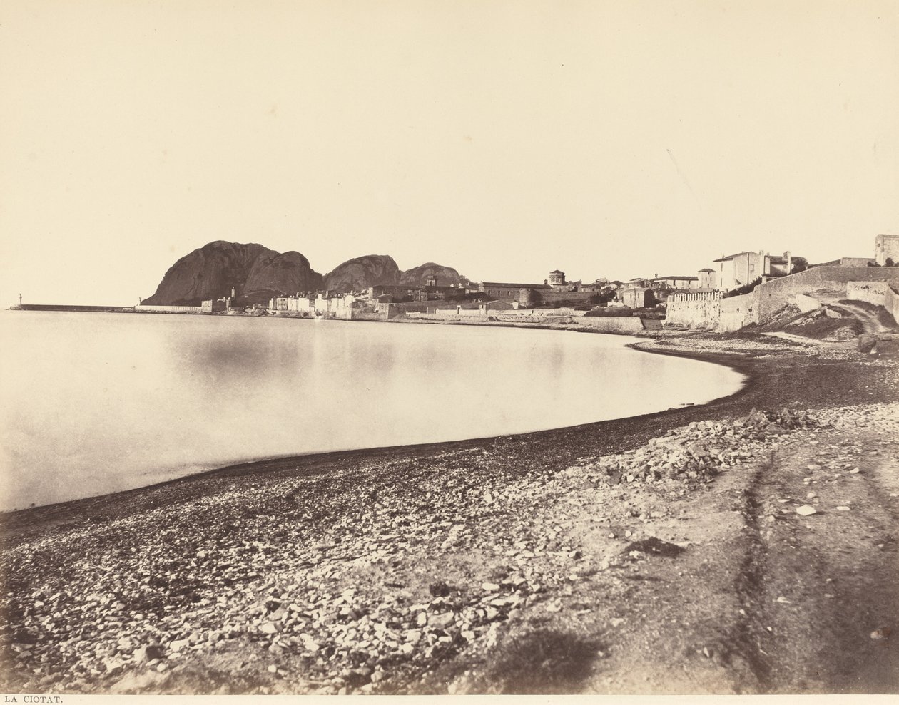 La Ciotat, 1860 dolayları. by Édouard Baldus