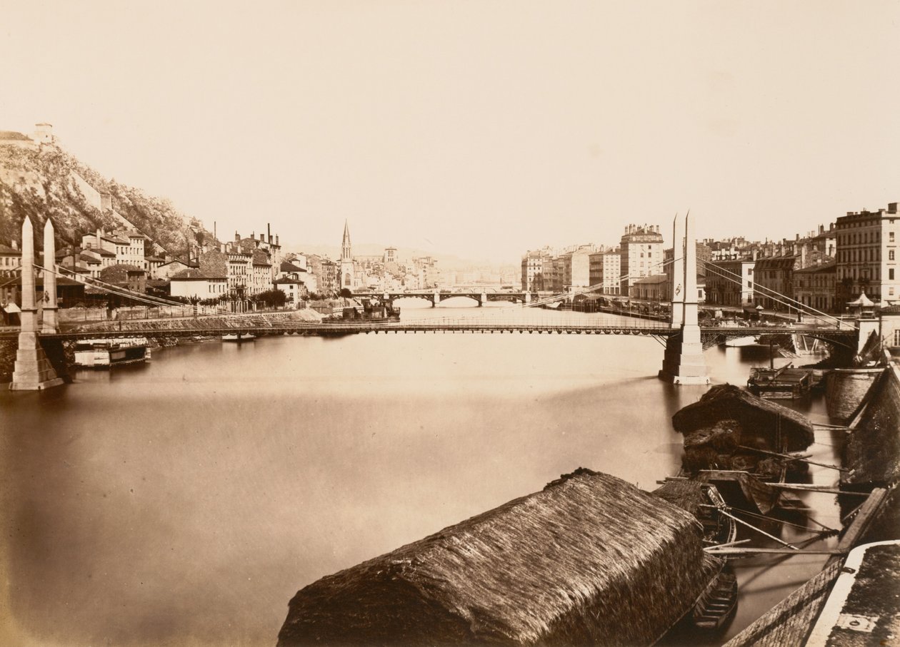Lyon, yaklaşık 1861. by Édouard Baldus