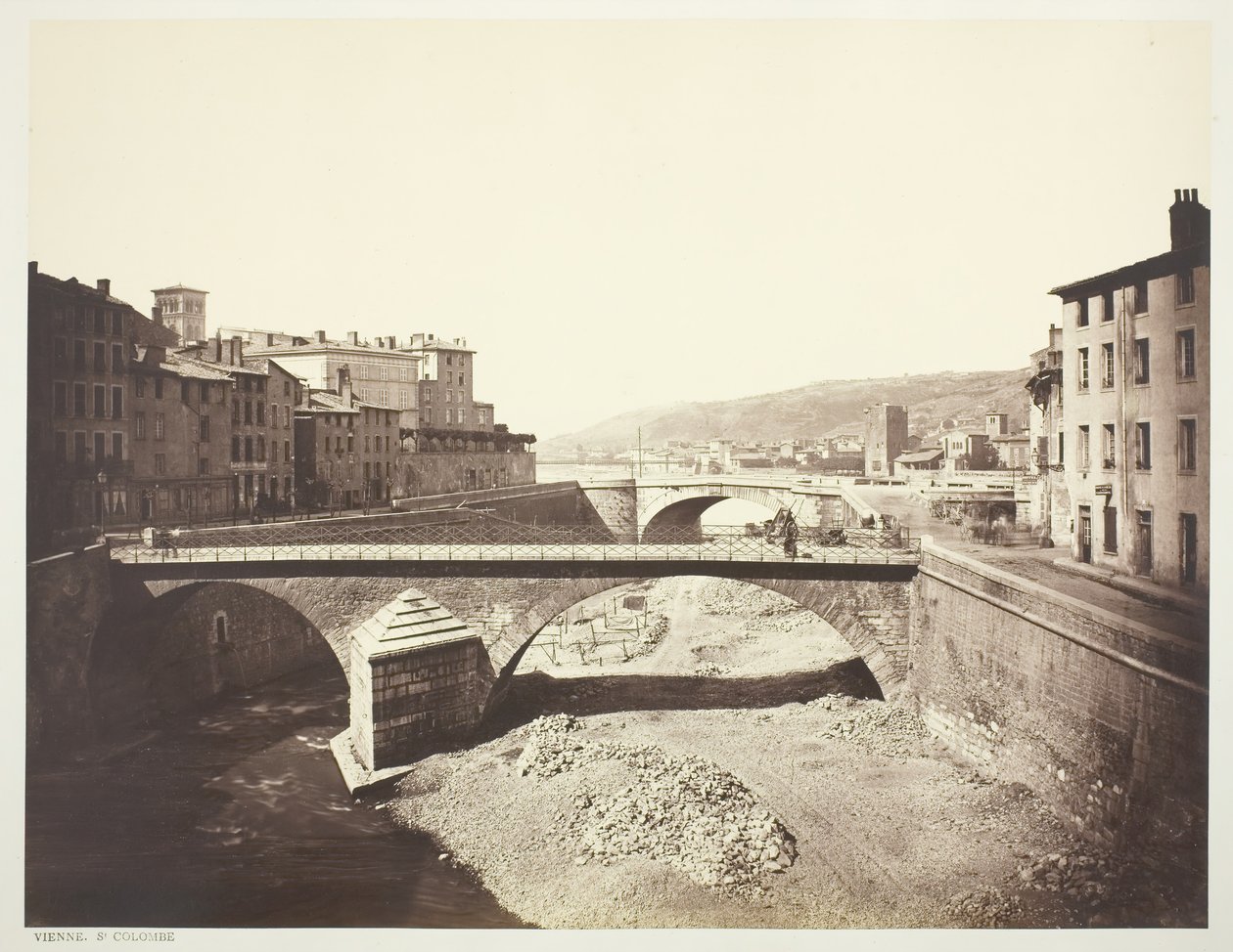 Viyana St. Colombe, c. 1861. by Édouard Baldus