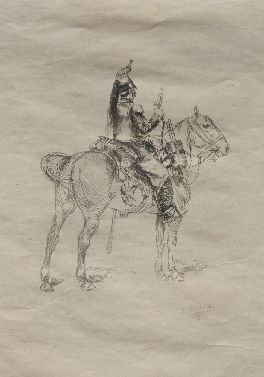 Süvari, 1875. by Jean Baptiste Edouard Detaille
