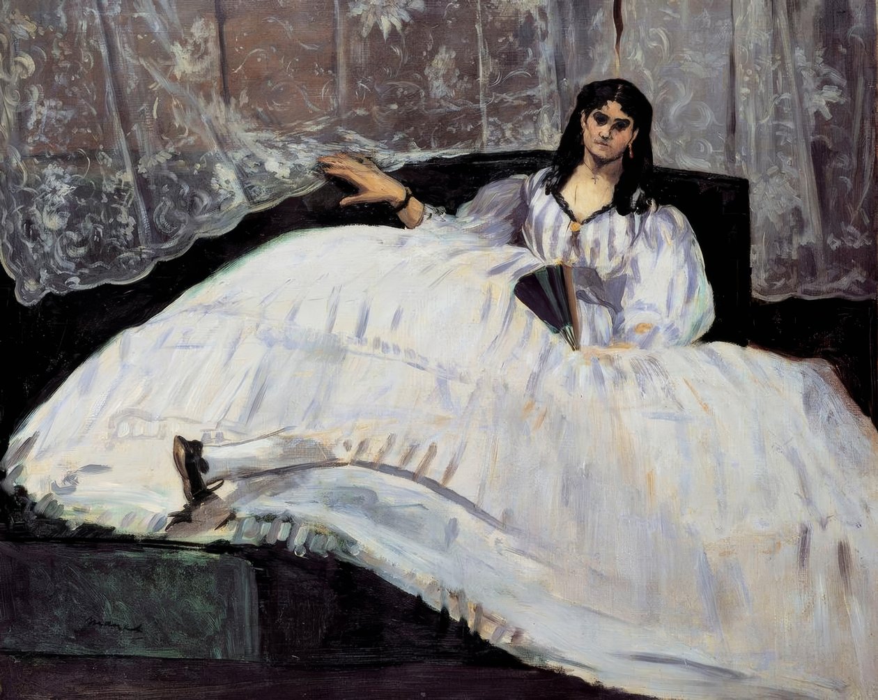 Bir hayranı olan bayan by Édouard Manet