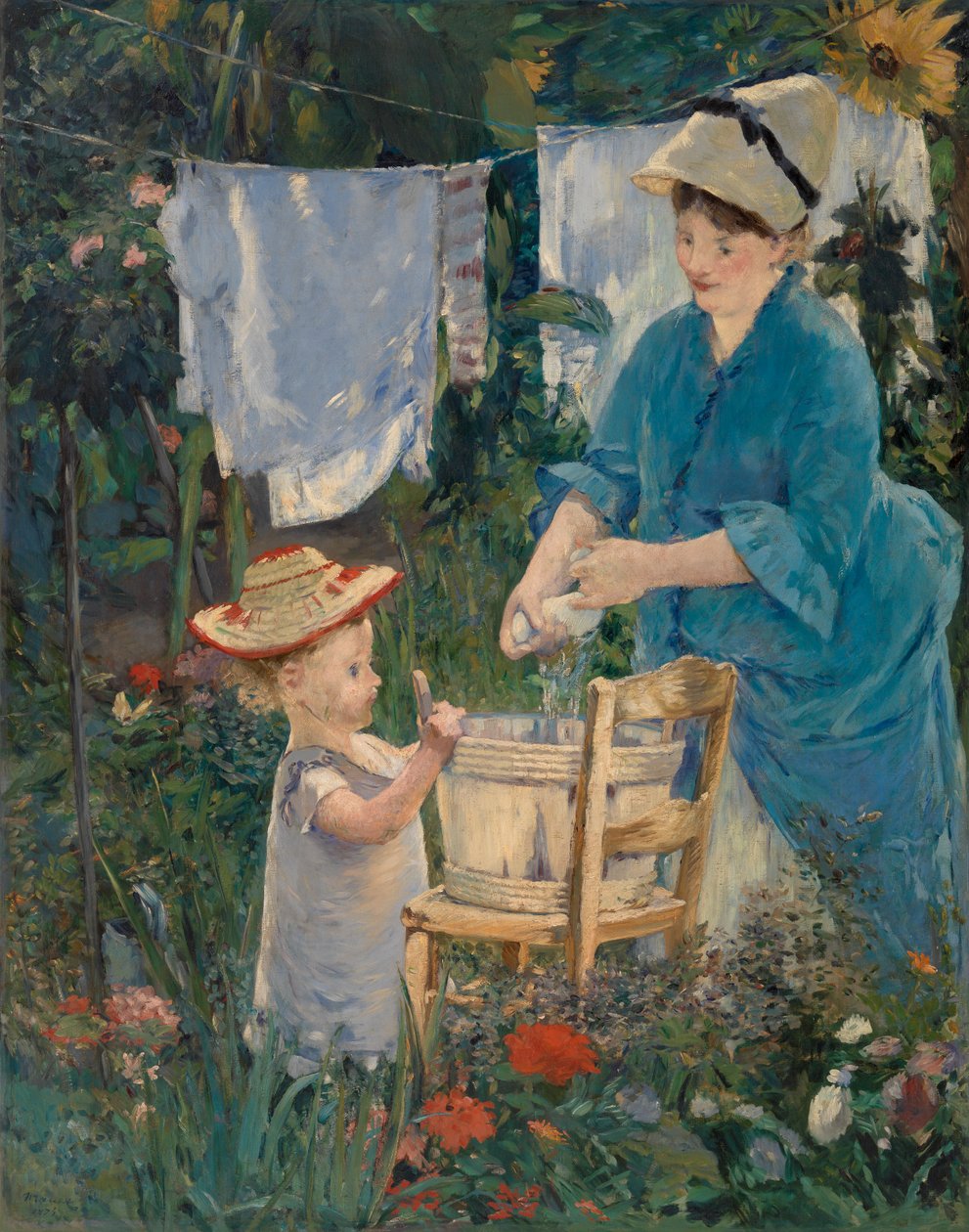 Çamaşırhane (Le Linge) by Édouard Manet