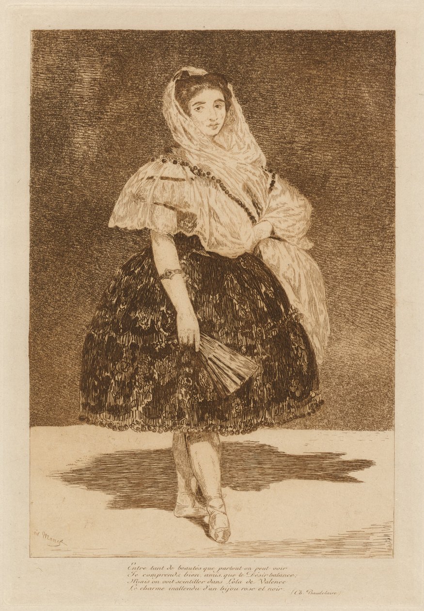 Lola de Valensiya, 1862. by Édouard Manet