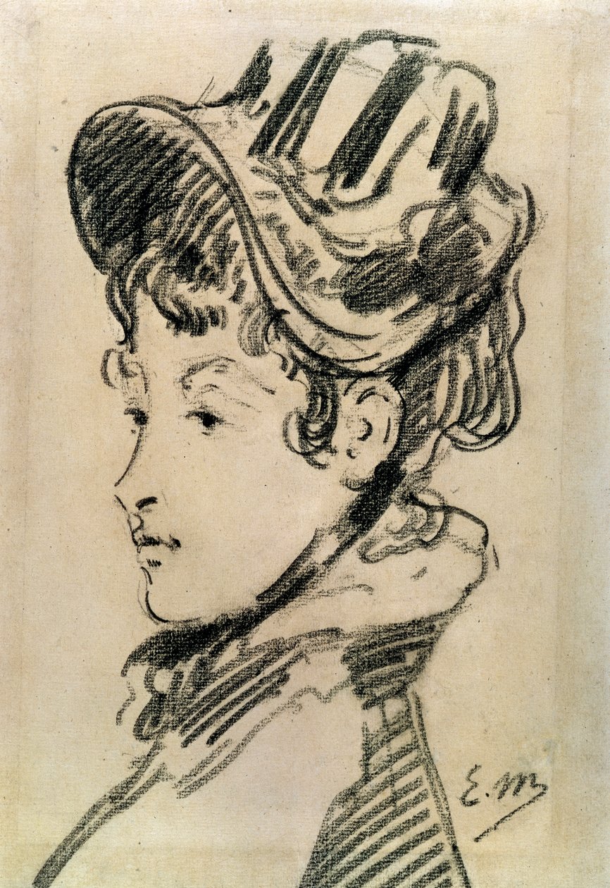 Madam Jules Guillemet, c1880. by Édouard Manet