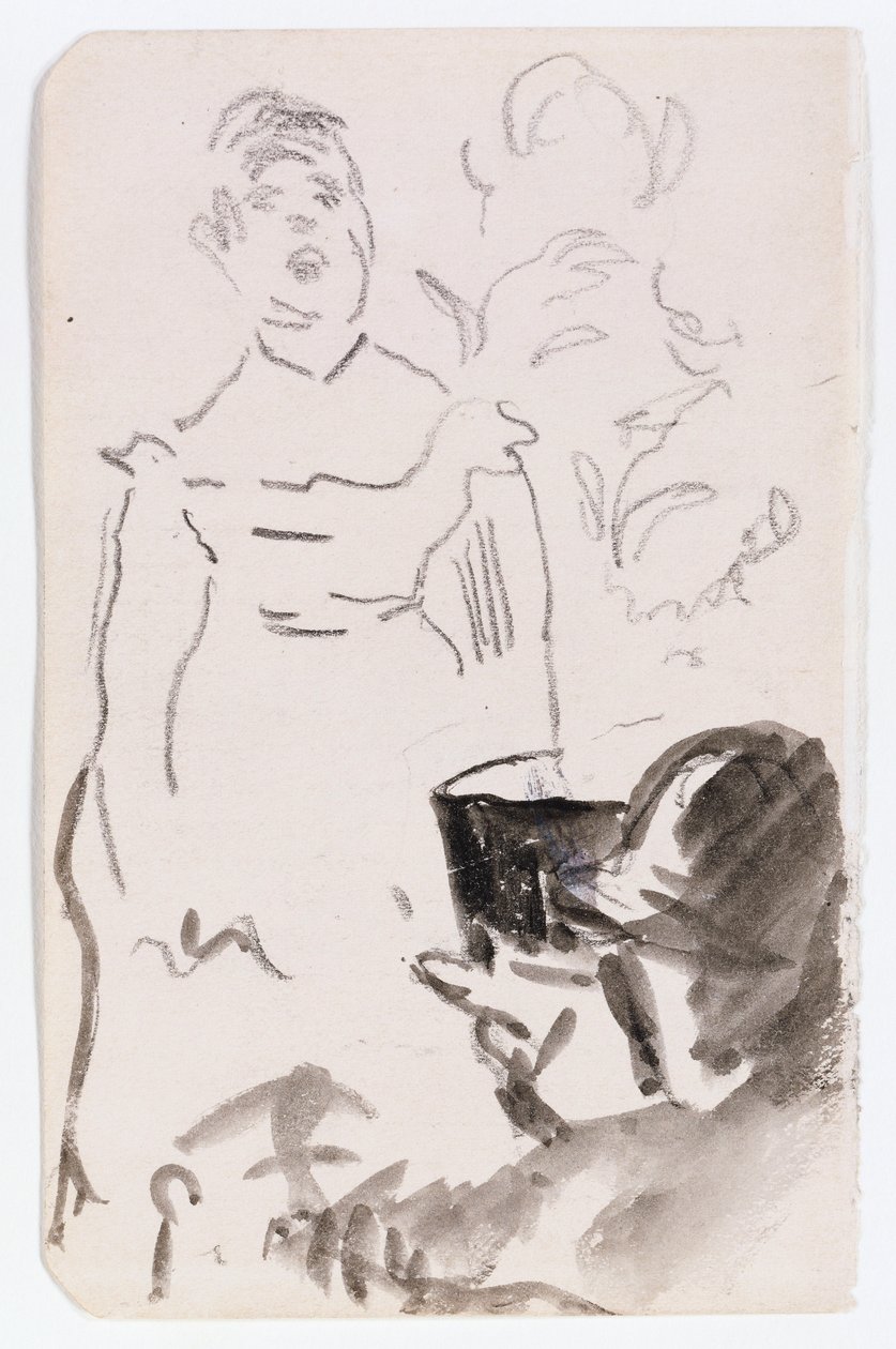 Parisli Kafe Şarkıcısı, 1876 dolayları by Édouard Manet