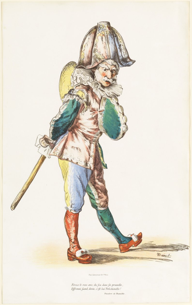 Punchinello, 1874. by Édouard Manet