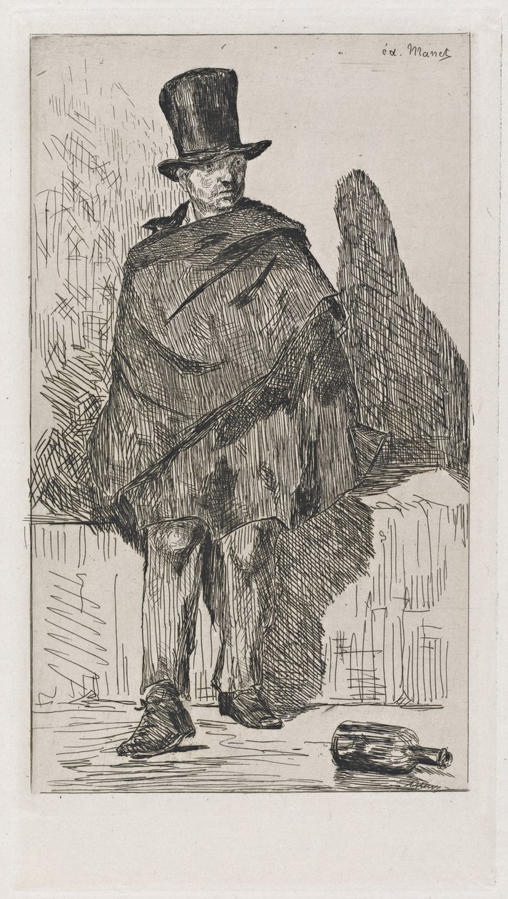 Absinthe İçici by Édouard Manet