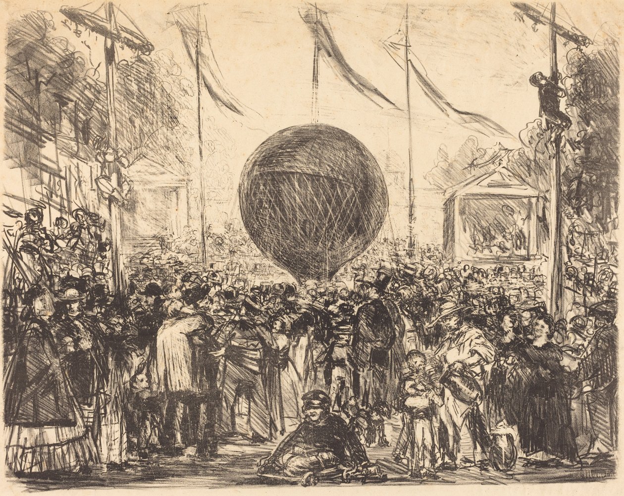 Balon by Édouard Manet