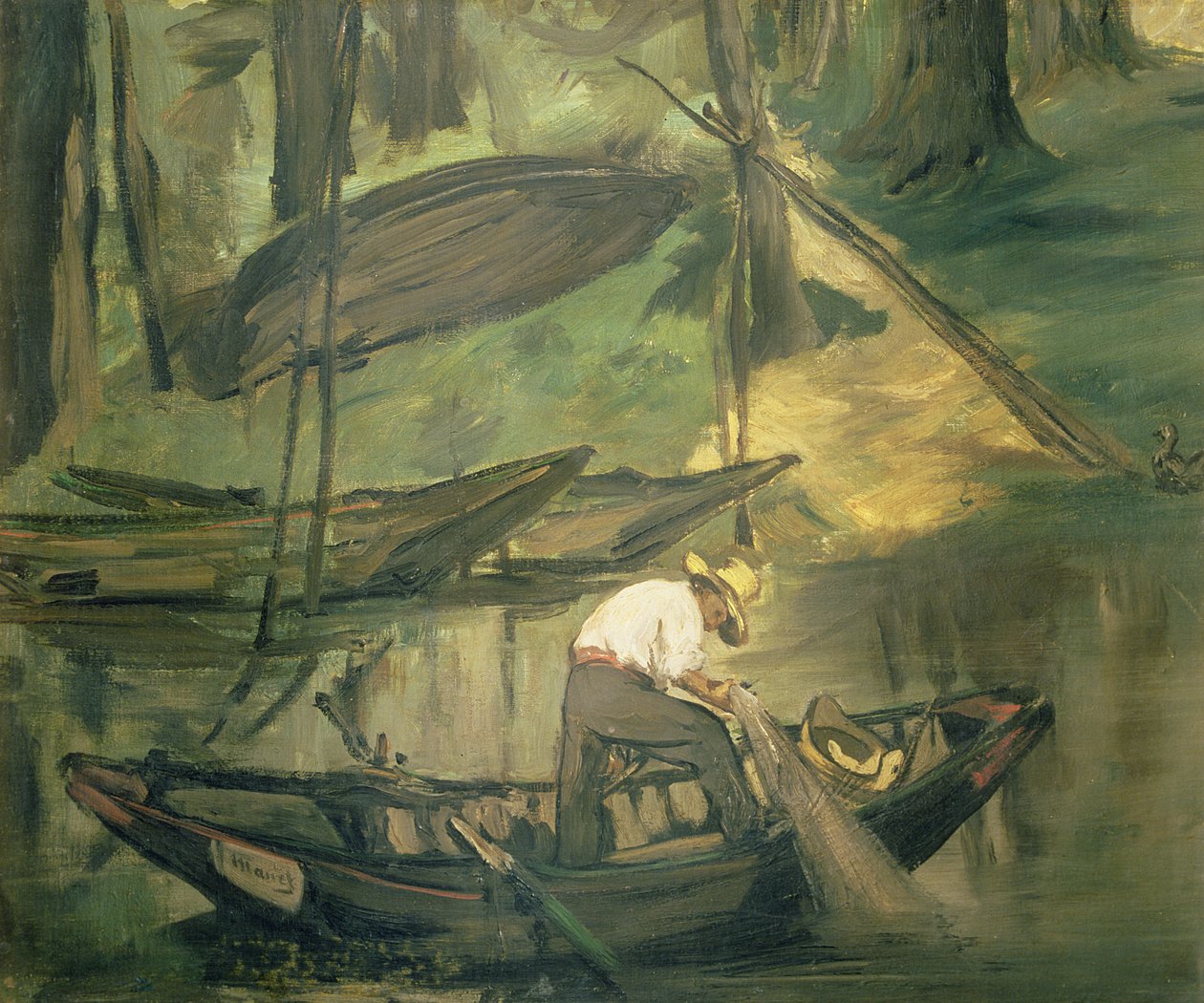 Balıkçı, 1861 dolayları (tuval üzerine yağlı boya) by Édouard Manet