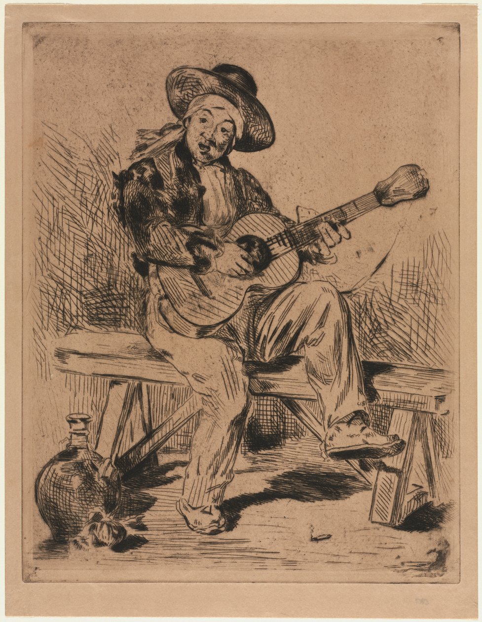 gitarist by Édouard Manet