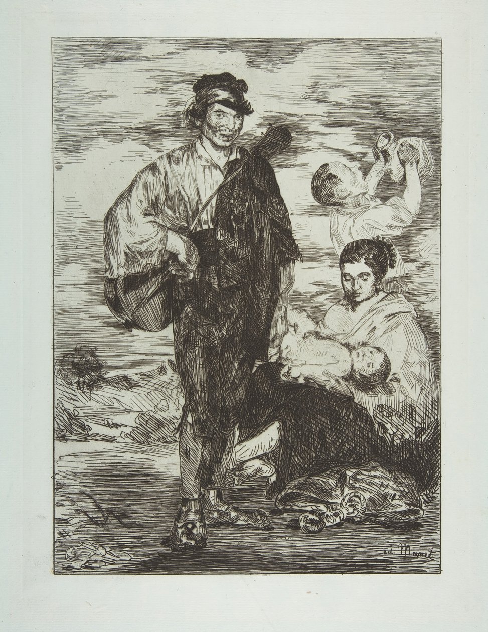 Çingeneler Les Gitanos, 1862. by Édouard Manet