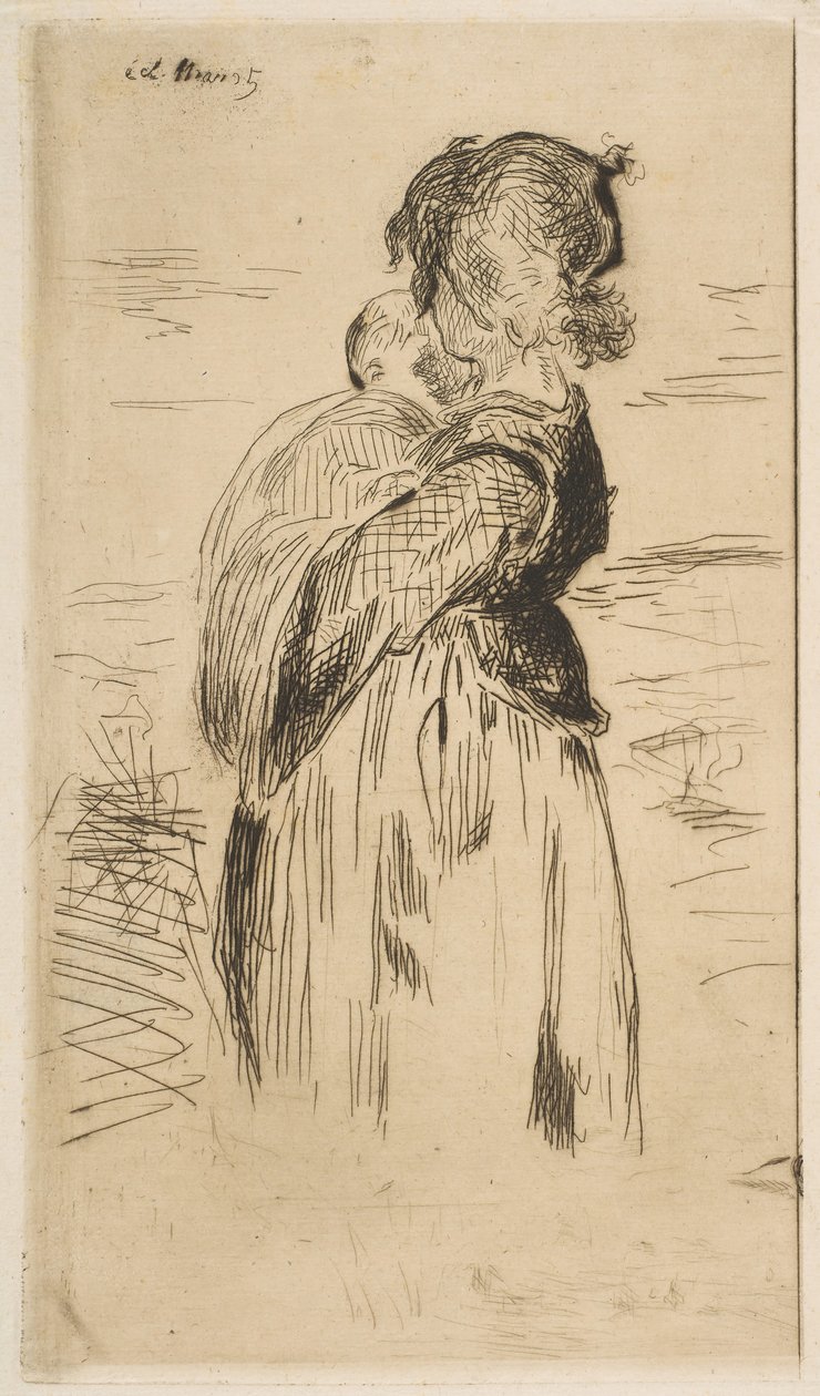 Küçük Kız, 1861-62. by Édouard Manet