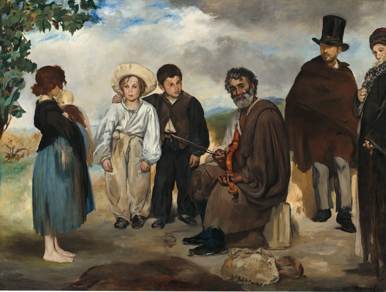 Eski Müzisyen, 1862. by Édouard Manet