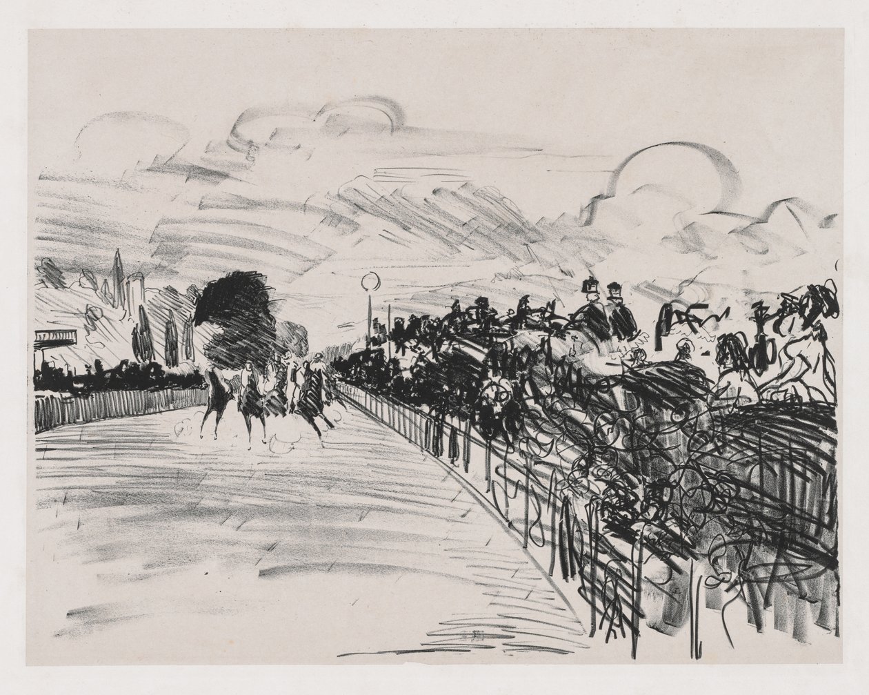 Yarışlar, 1865. by Édouard Manet