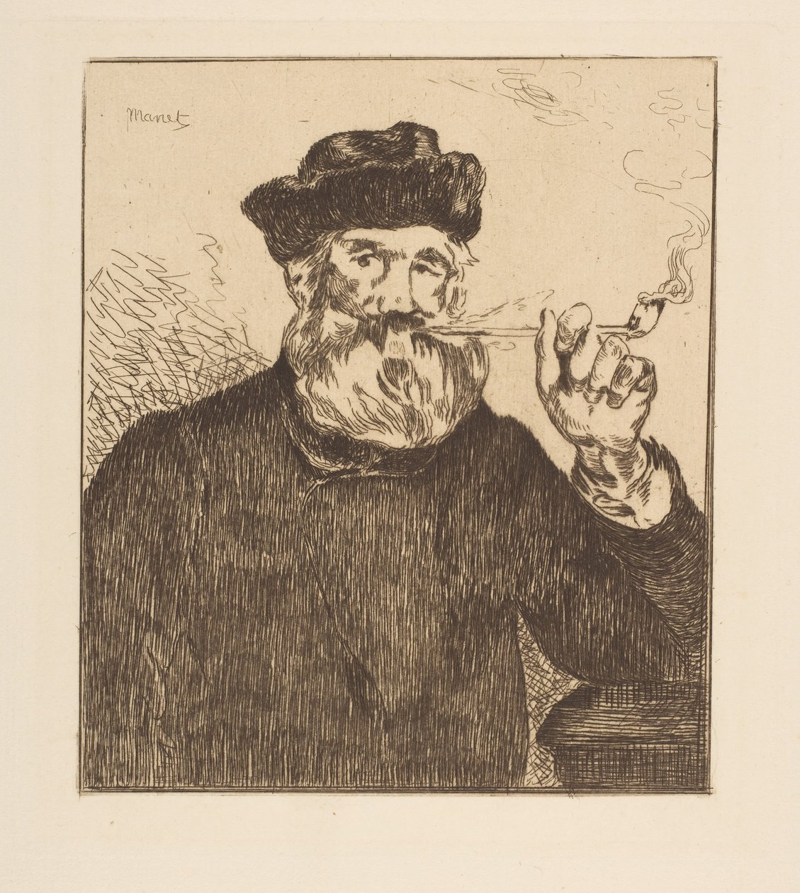 Sigara içen. by Édouard Manet