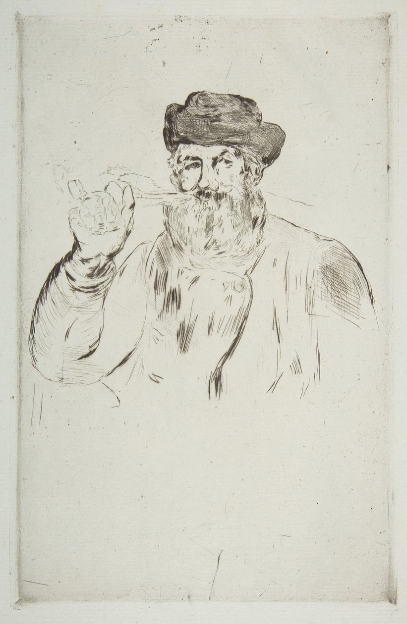 Sigara İçen Sigara İçen, 1879-82. by Édouard Manet