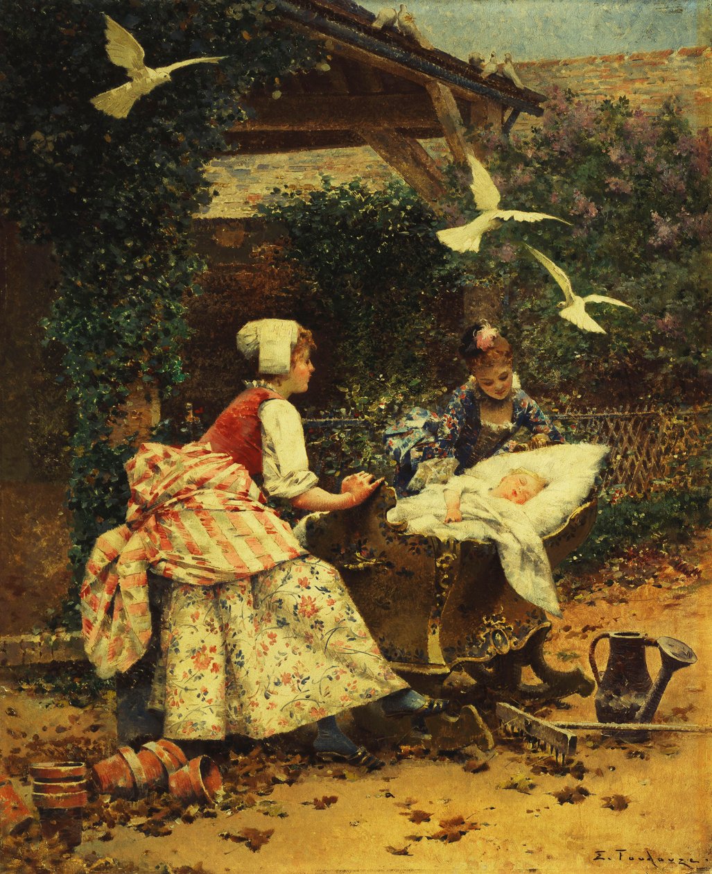 huzurlu uyku, by Edouard Toudouze