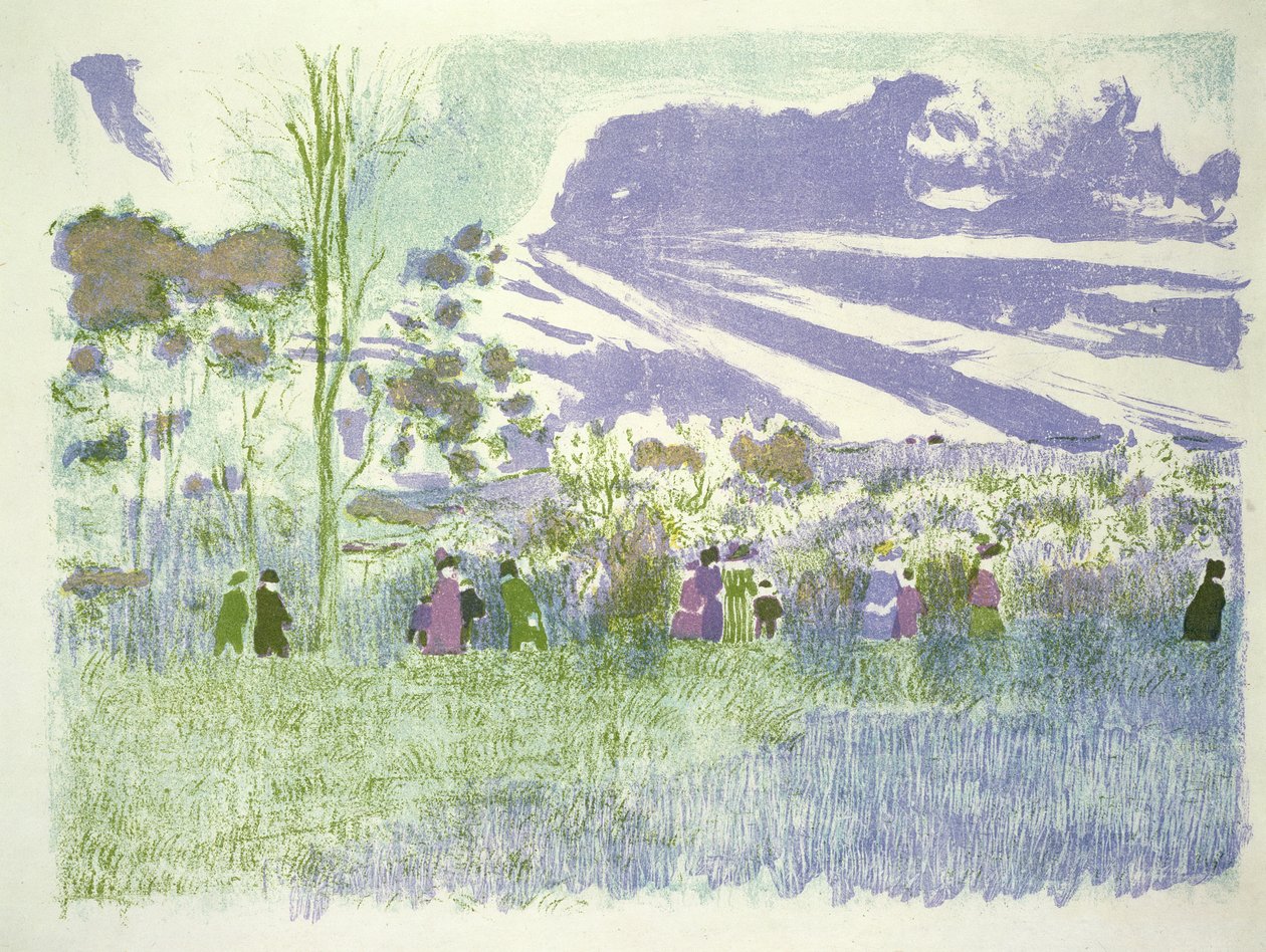 Tarlaların Ötesinde, 189899 by Edouard Vuillard