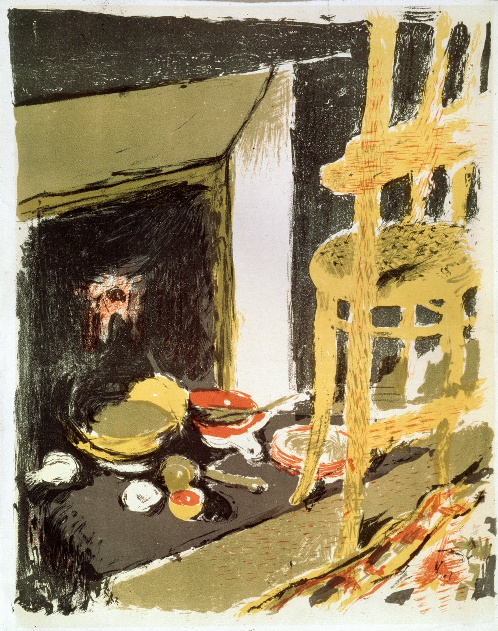 Ocakta, 1899. by Edouard Vuillard