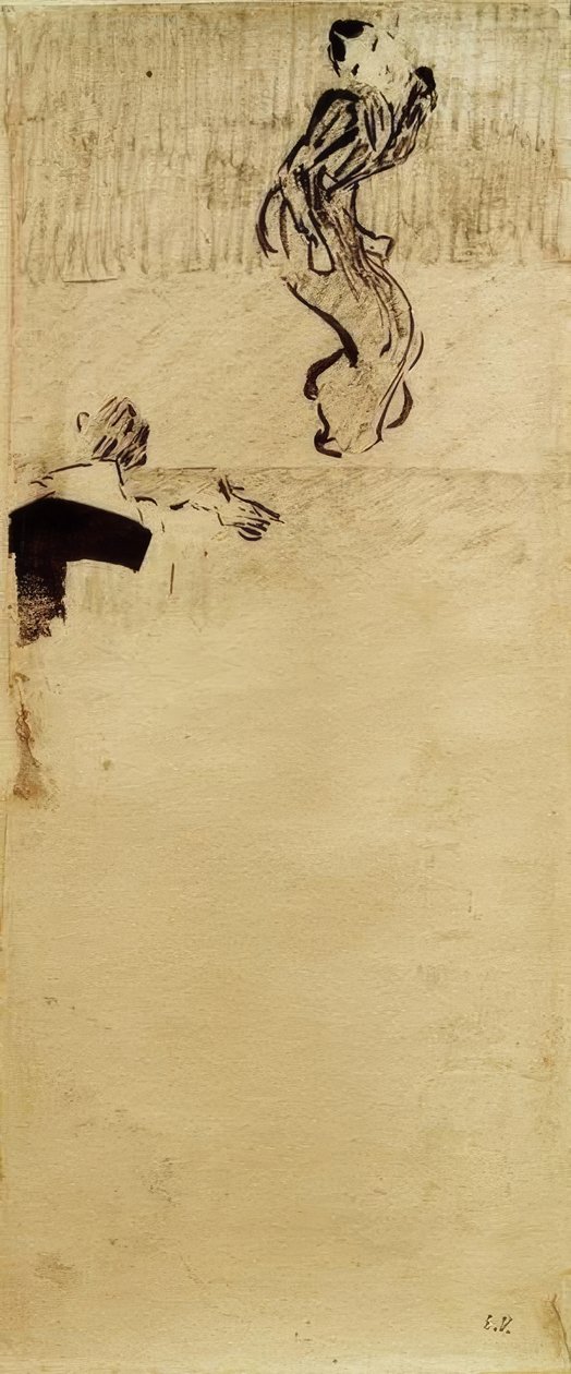 Tiyatroda by Edouard Vuillard