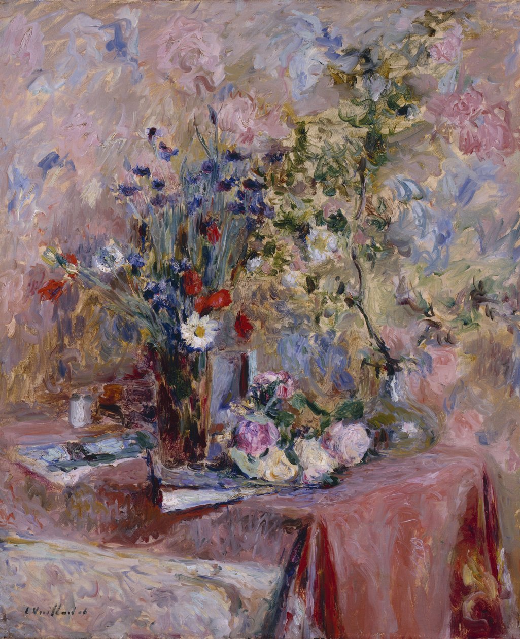 Çiçekler (tuval üzerine yağlıboya) by Edouard Vuillard