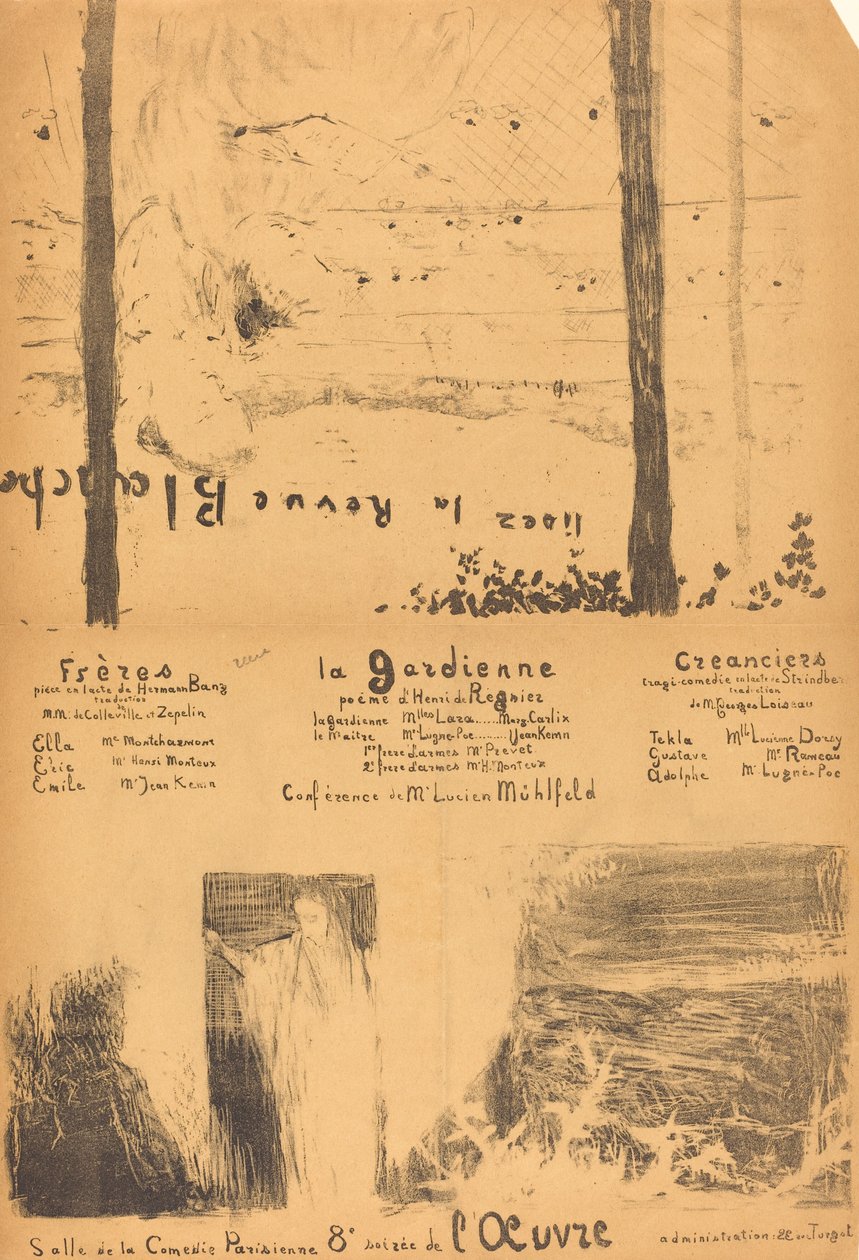 Kardeşler; Gardiyan; alacaklılar by Edouard Vuillard