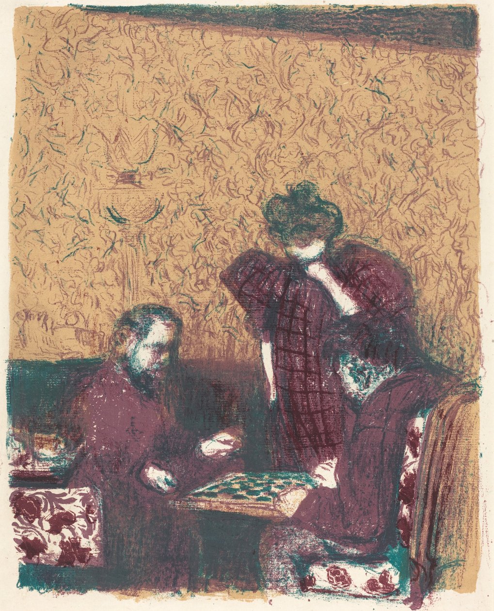 Dama Oyunu by Edouard Vuillard