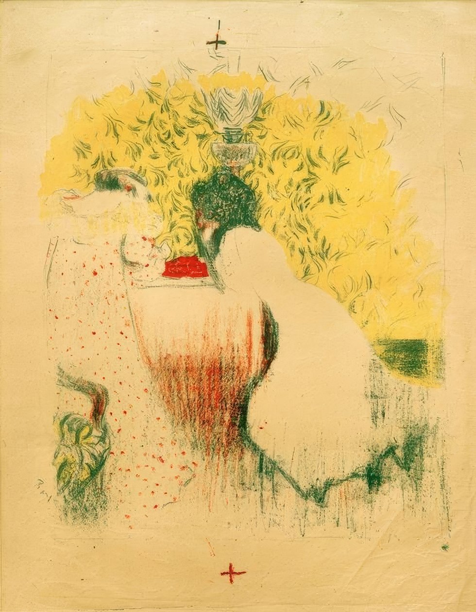 İki güzel kız kardeş by Edouard Vuillard