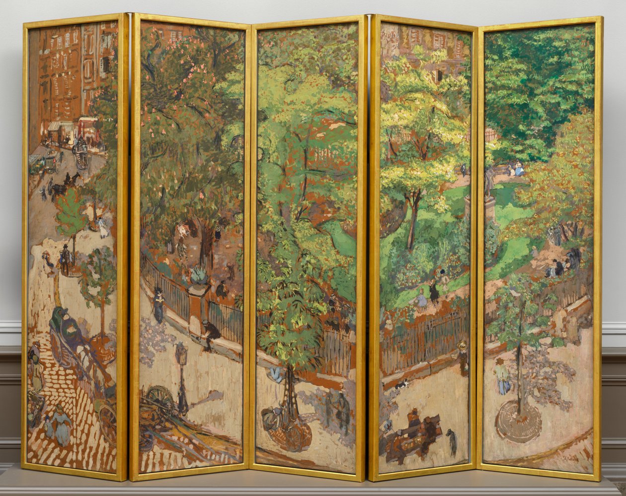 Ventimiglia Meydanı, 1911. by Edouard Vuillard