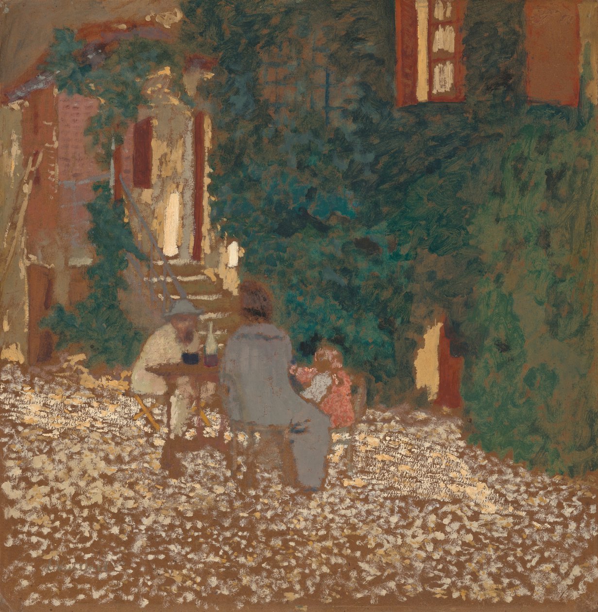 Bahçede Repast by Edouard Vuillard
