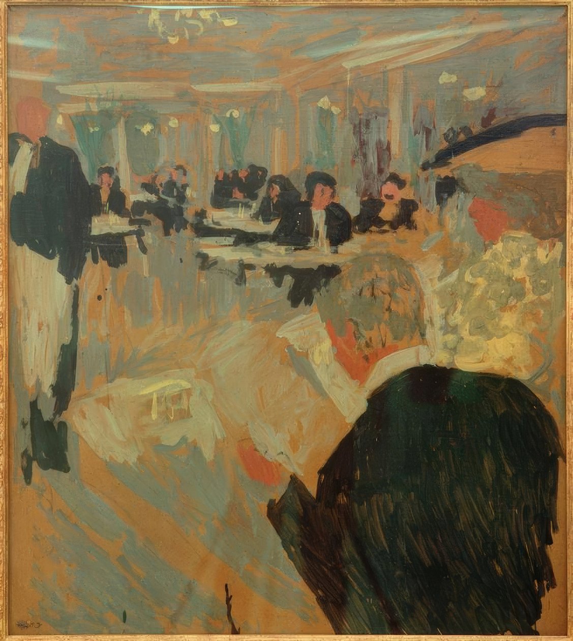 Kahve Szene by Edouard Vuillard