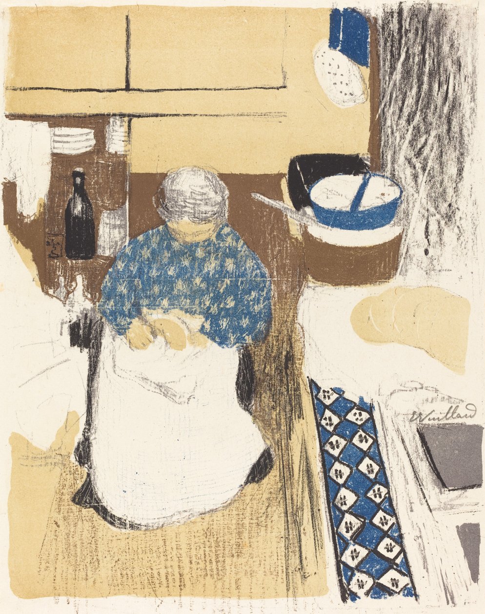Aşçı Aşçı, 1899. by Edouard Vuillard