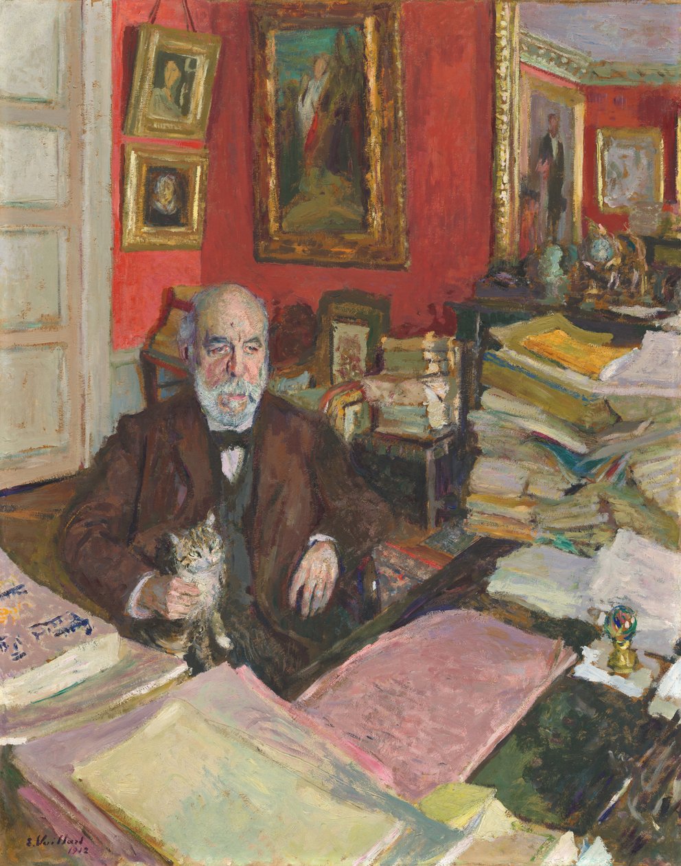 Theodore Duret, 1912. by Edouard Vuillard