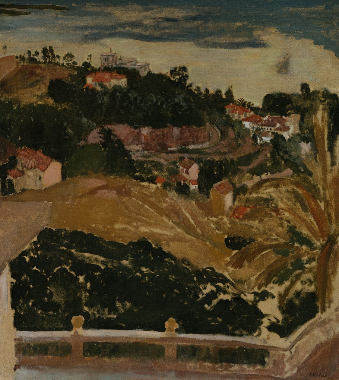 Cannes görünümü, c.1901 by Edouard Vuillard