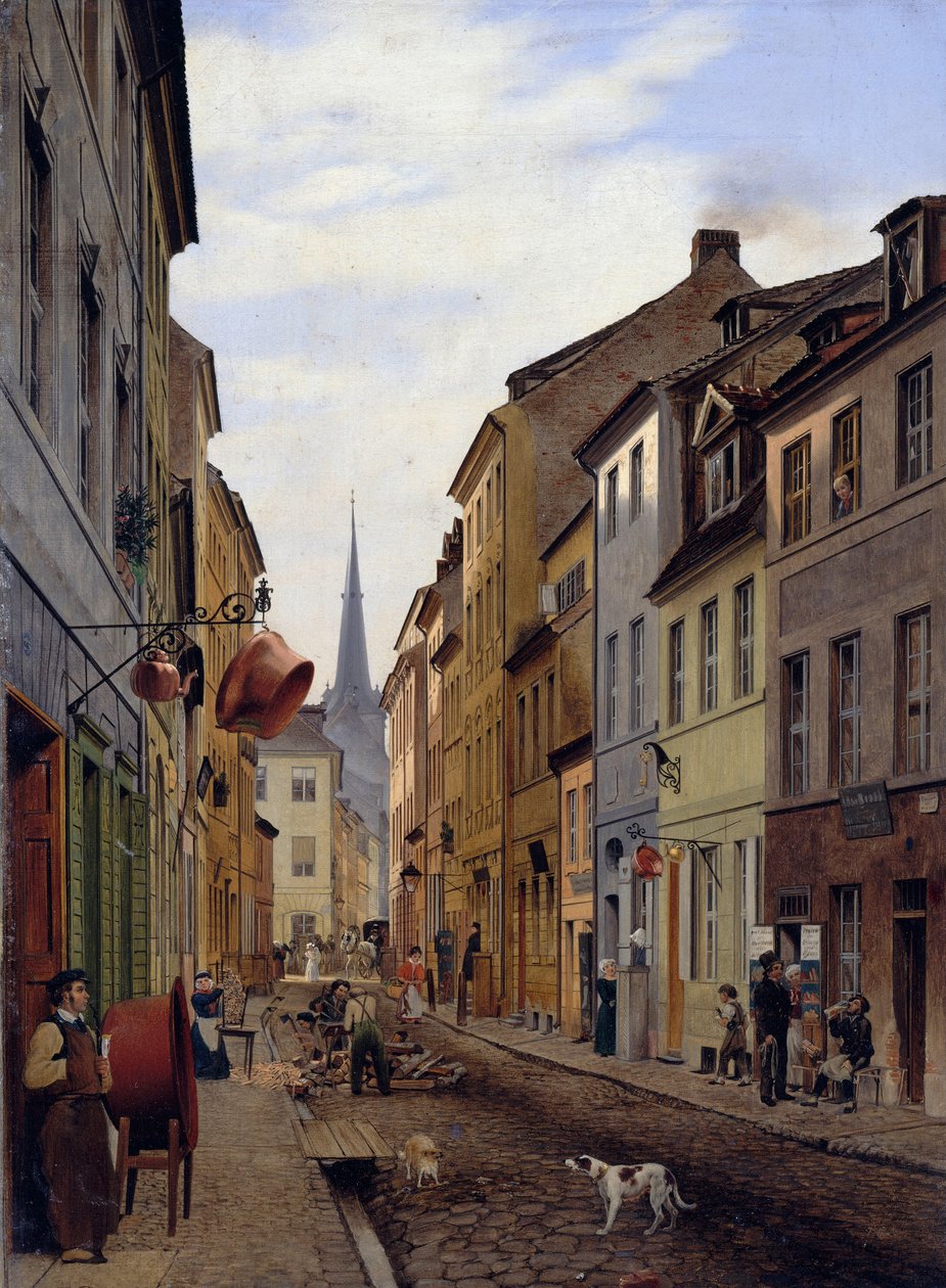 Parochialstrae by Eduard Gaertner